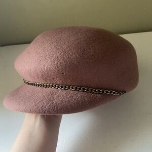 Mauve A New Day Cap with Chain Detail